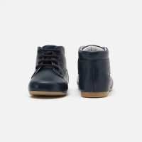 Unisex smooth leather pre-walker ankle boots