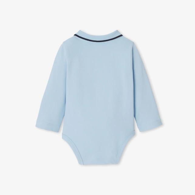 Baby boy polo bodysuit