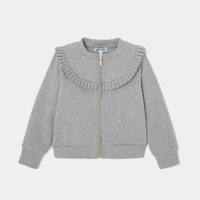 Girl fleece cardigan