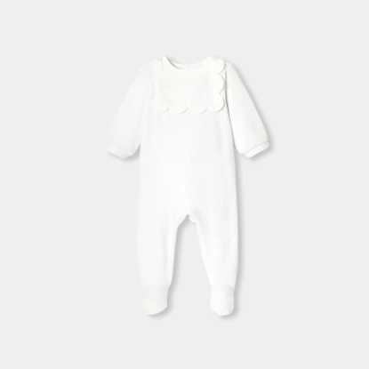 Baby girl velvet bouclette pyjamas