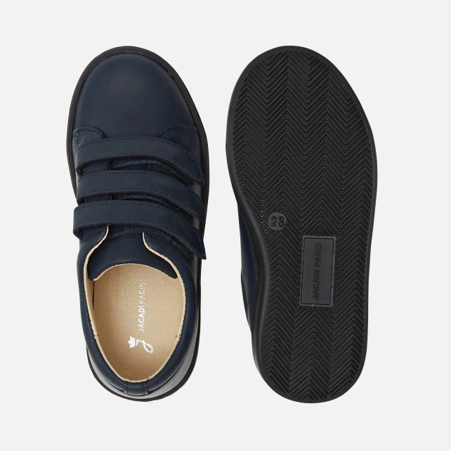 Boy leather trainers