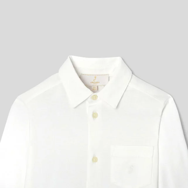 Chlapecká bavlněná košile z mercerované bavlny