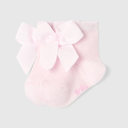 Baby girl socks with bow
