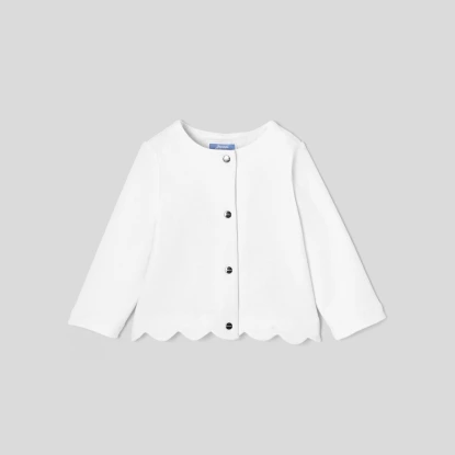 Dívčí fleecový svetr kardigan