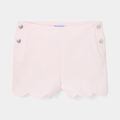 Girl cotton piqué shorts