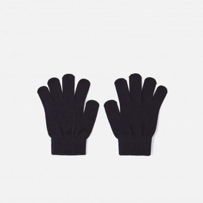 Jednobarevné chlapecké rukavice