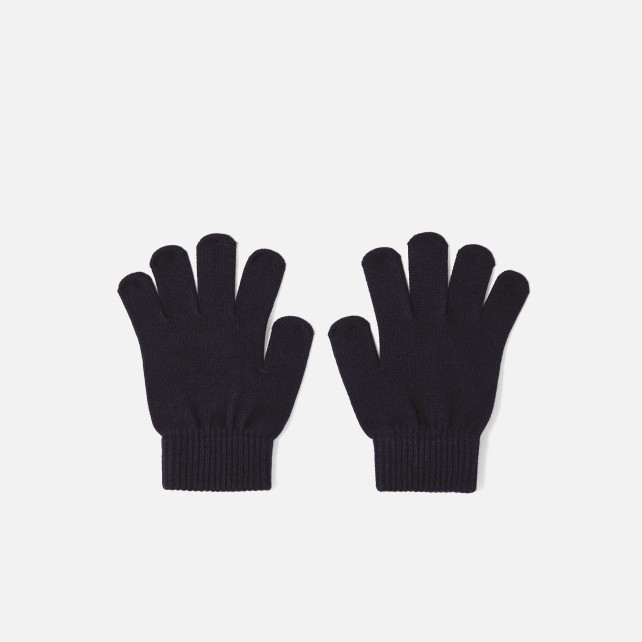 Jednobarevné chlapecké rukavice
