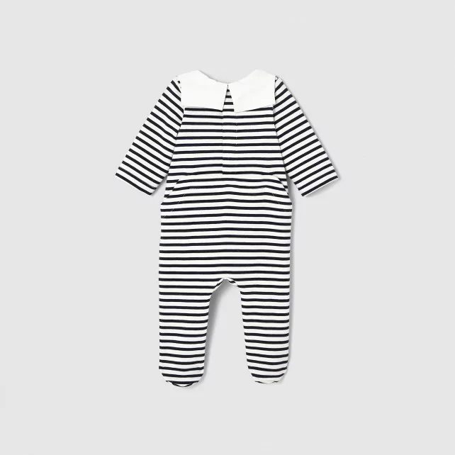 Baby boy jersey footed pyjamas