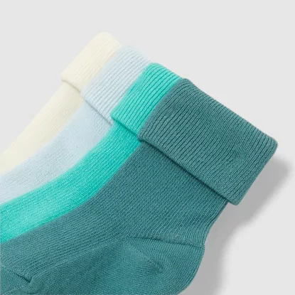 Set of 4 pairs of baby boy socks