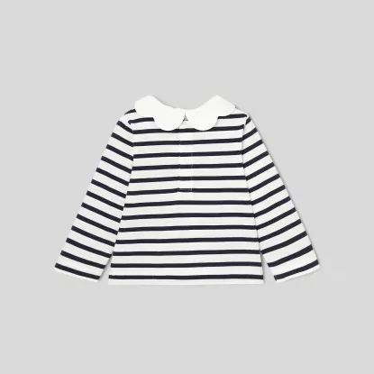 Toddler girl sailor stripe shirt