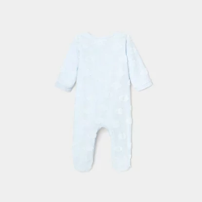 Baby boy jersey footed pyjamas