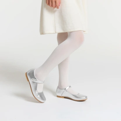 Girl glazed leather Mary Janes