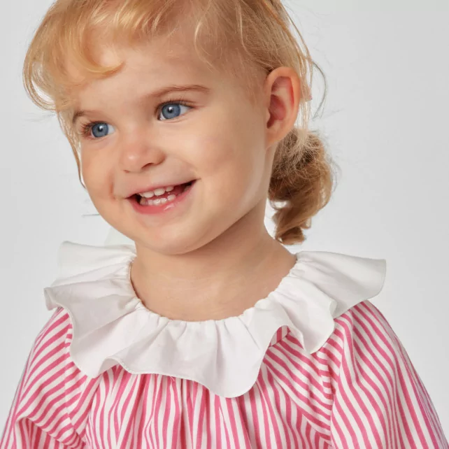 Baby girl striped blouse