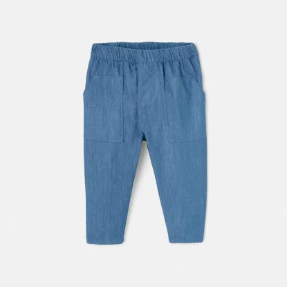 Baby boy chambray trousers