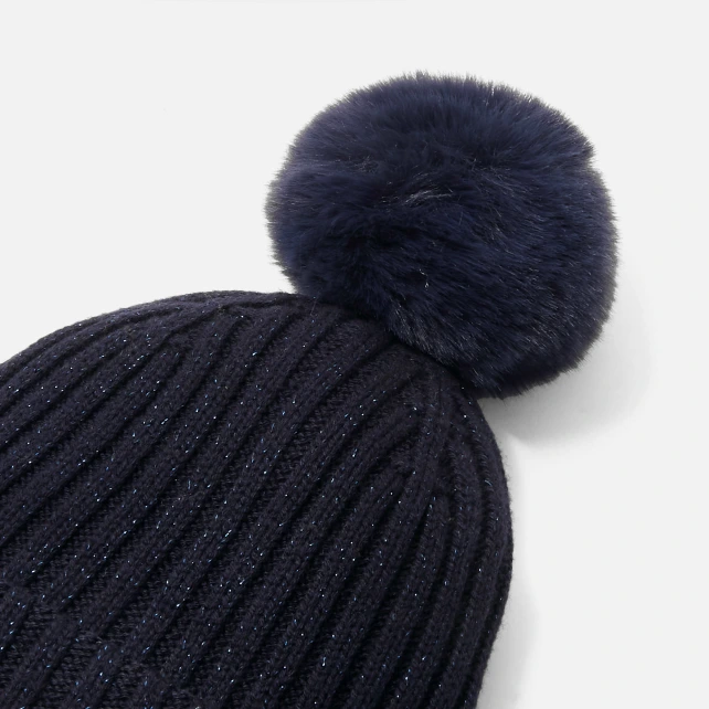 Girl hat with Lurex details