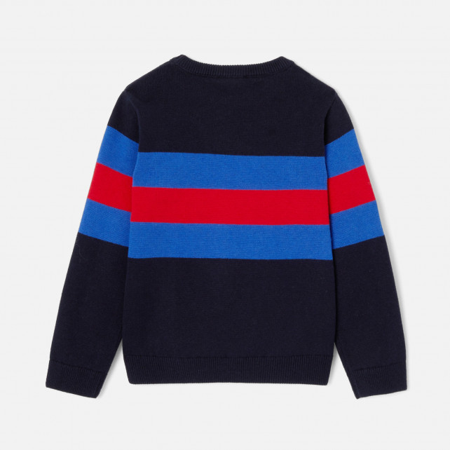 Chlapecký vícebarevný (colour block) svetr