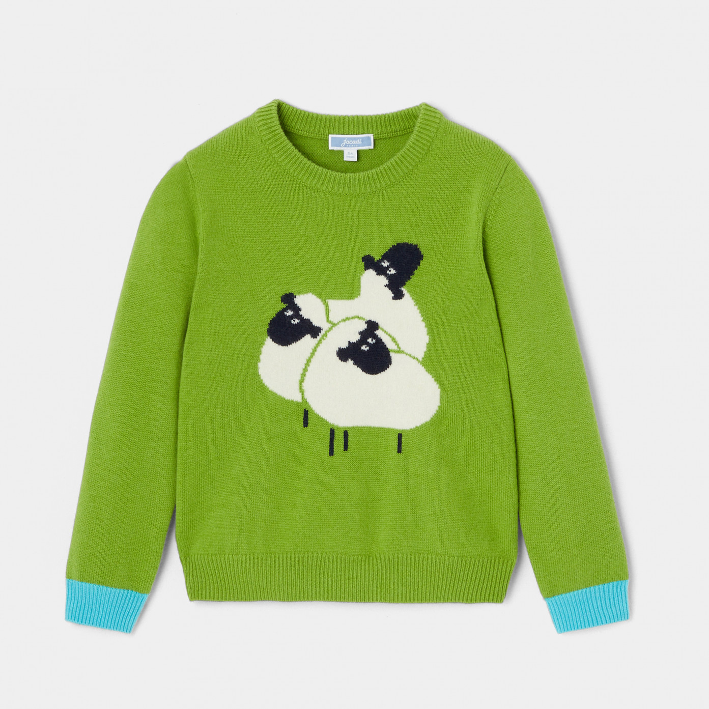 Chlapecký svetr s intarzií oveček