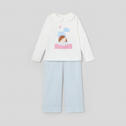 Dívčí bavlněné pyžamo