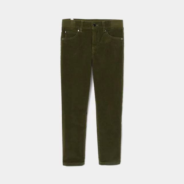 Boy lined velour trousers