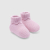 Baby girl knit booties
