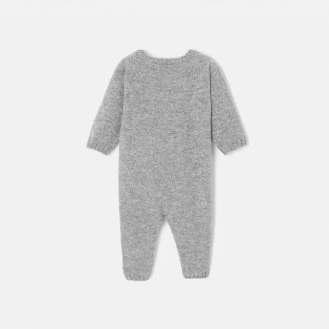 Baby boy cashmere jumpsuit