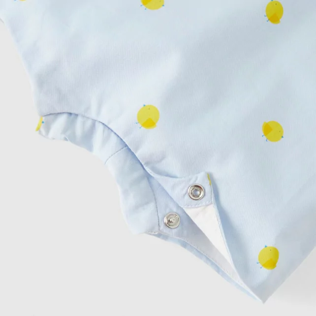 Baby boy short Oxford overalls