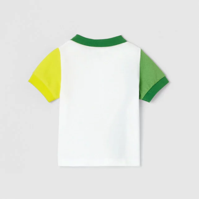 Baby boy colour block polo shirt
