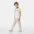 Boy colour block polo shirt