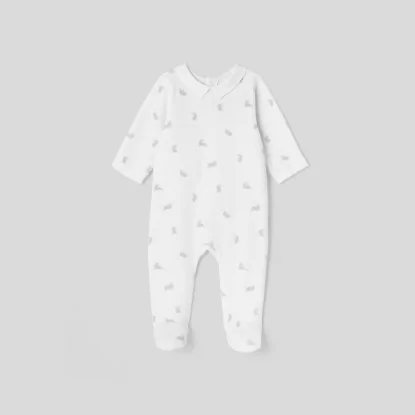 Baby boy velvet pyjamas