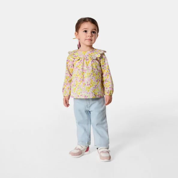 Baby girl blouse in Liberty fabric
