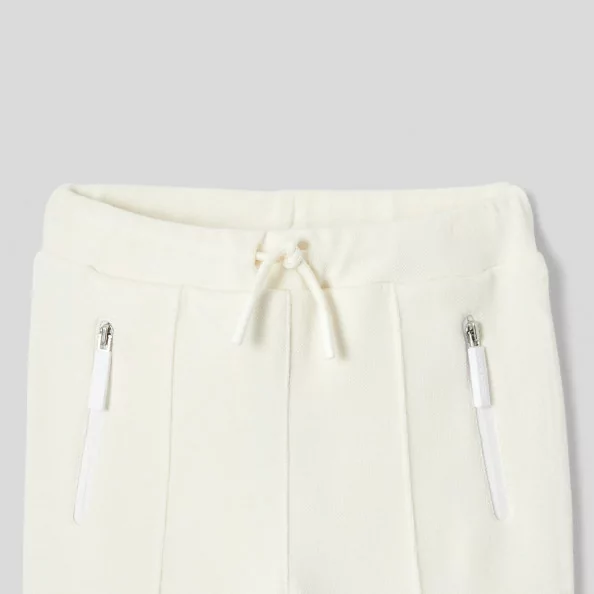 Dívčí kalhoty z bavlněného piké