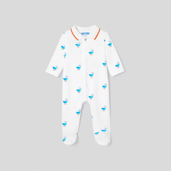 Baby boy polo neck pyjamas