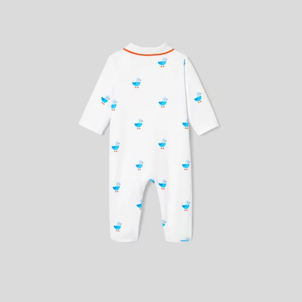 Baby boy polo neck pyjamas