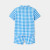 Boy gingham shirt pyjamas