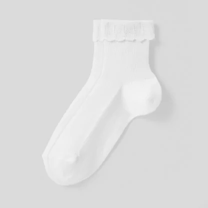 Dívčí tenké bavlněné ponožky