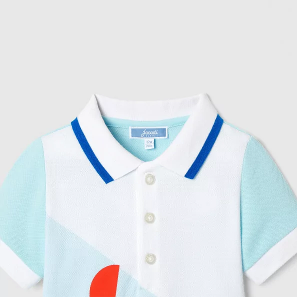 Baby boy short sleeve polo shirt