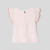 Baby girl's T-shirt with ruffled sleeves