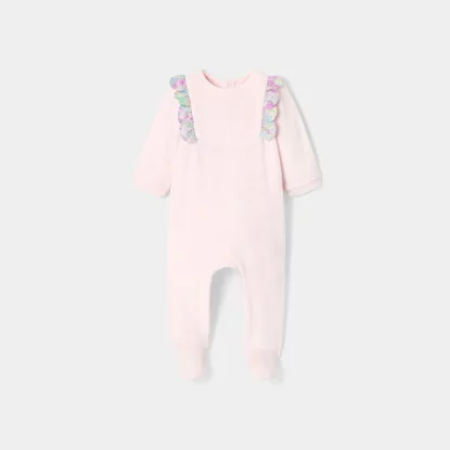 Velvet baby girl pyjamas