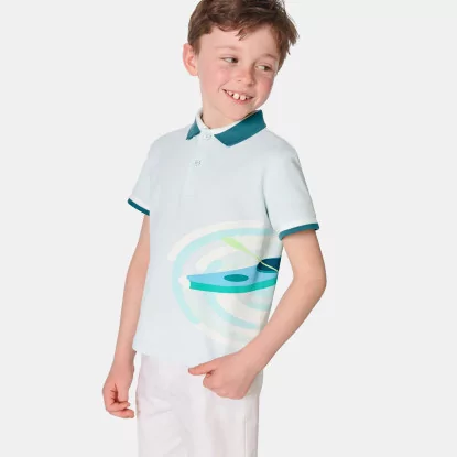 Boy short sleeve polo shirt