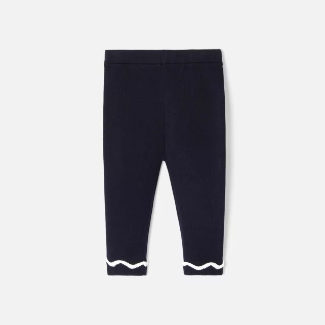 Baby girl knit trousers