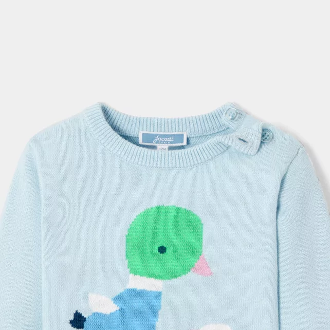 Baby boy organic cotton jumper