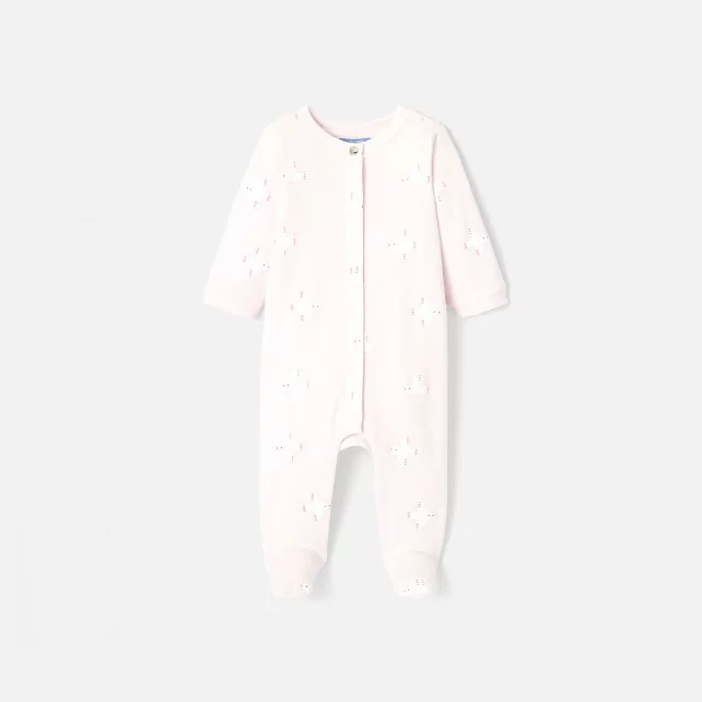 Baby girl fleece pyjamas