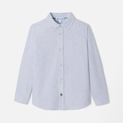 Chlapecká proužkovaná košile z oxfordské bavlny