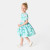 Girl dress with balloon sleeves