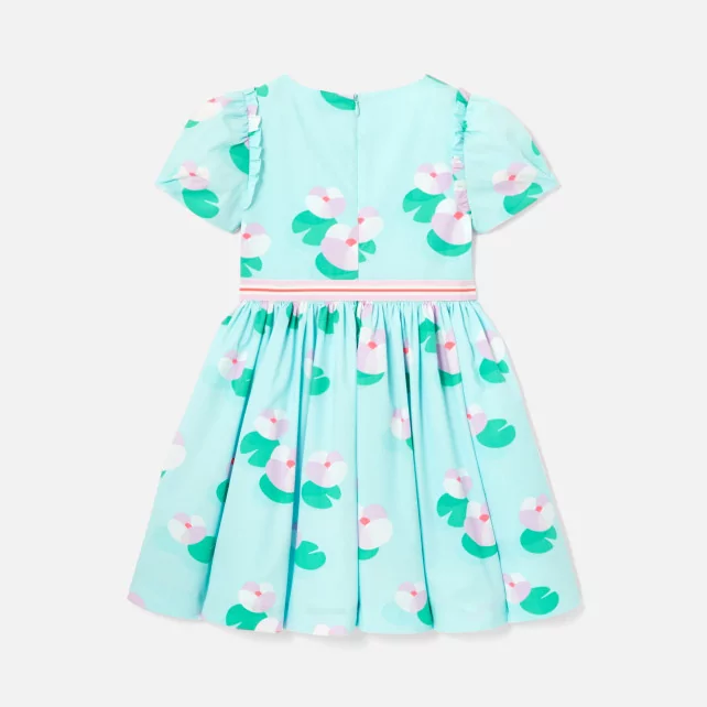 Girl dress with balloon sleeves