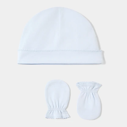 Baby hat and mittens set