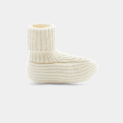 Baby cashmere booties