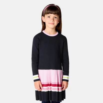 Dívčí pletené šaty