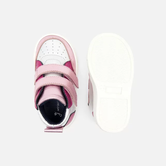 Baby girl high top trainers