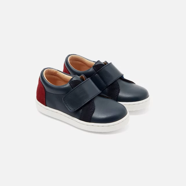 Baby boy leather trainers